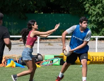 two-hand touch rugby