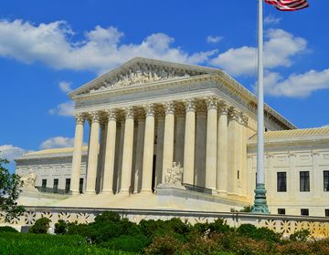 Supreme Court building in Washington D.C.