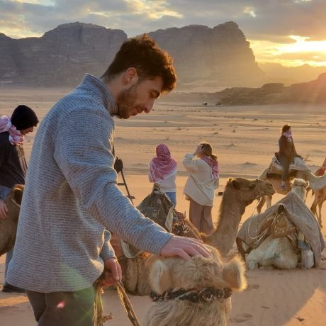study abroad camel ride desert