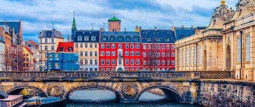 Copenhagen Bridge over river