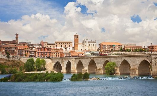Valladolid Duero River in Spain