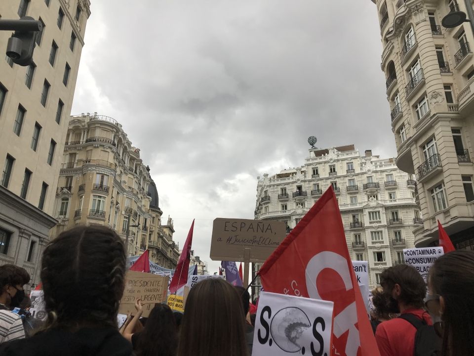 Photo for blog post "La lucha es el único camino,": Attending a Protest in Madrid