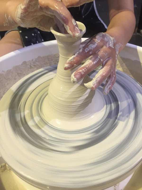 Pottery making class CIEE