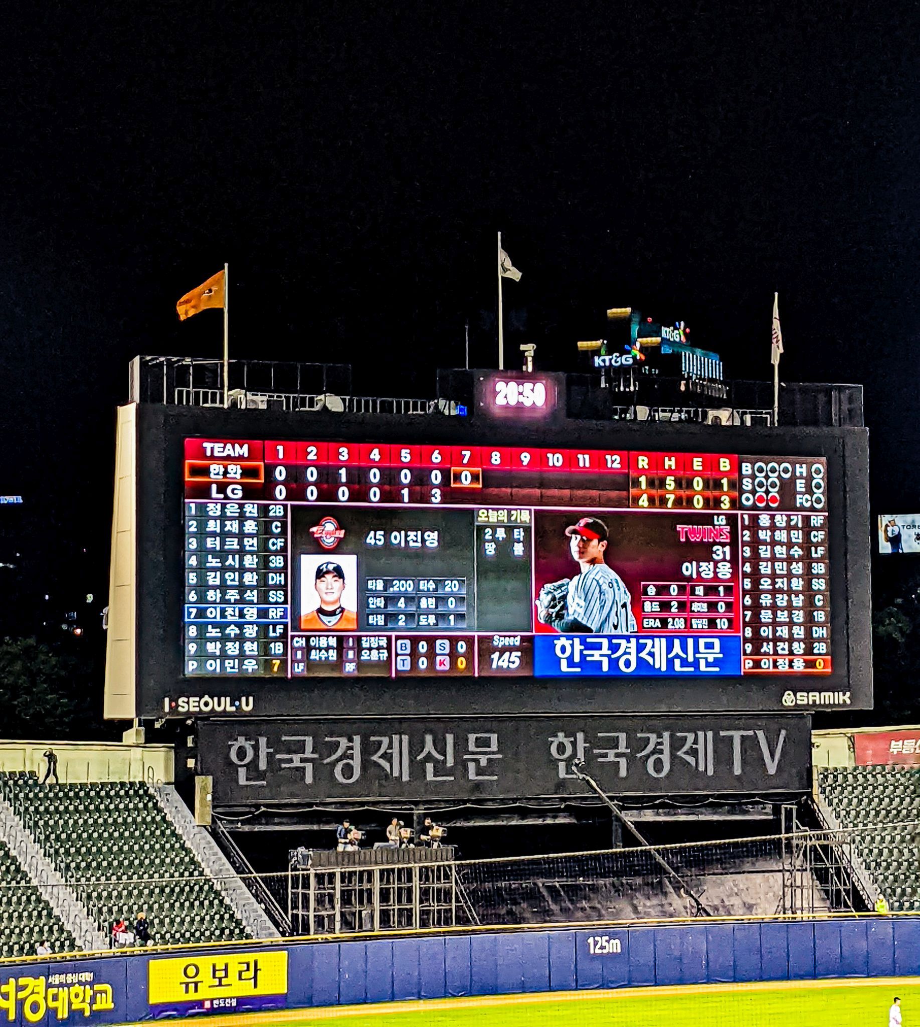 Baseball Game at Jamsil Sports Complex CIEE