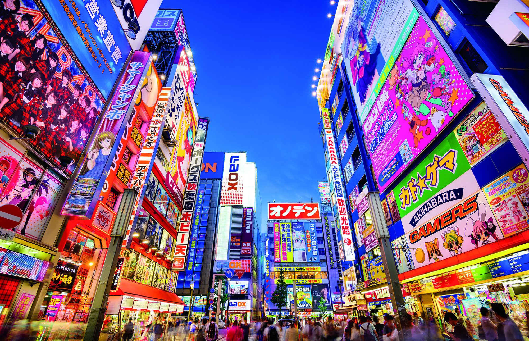 One of the multitude of anime shops in the Akihabara Shopping area