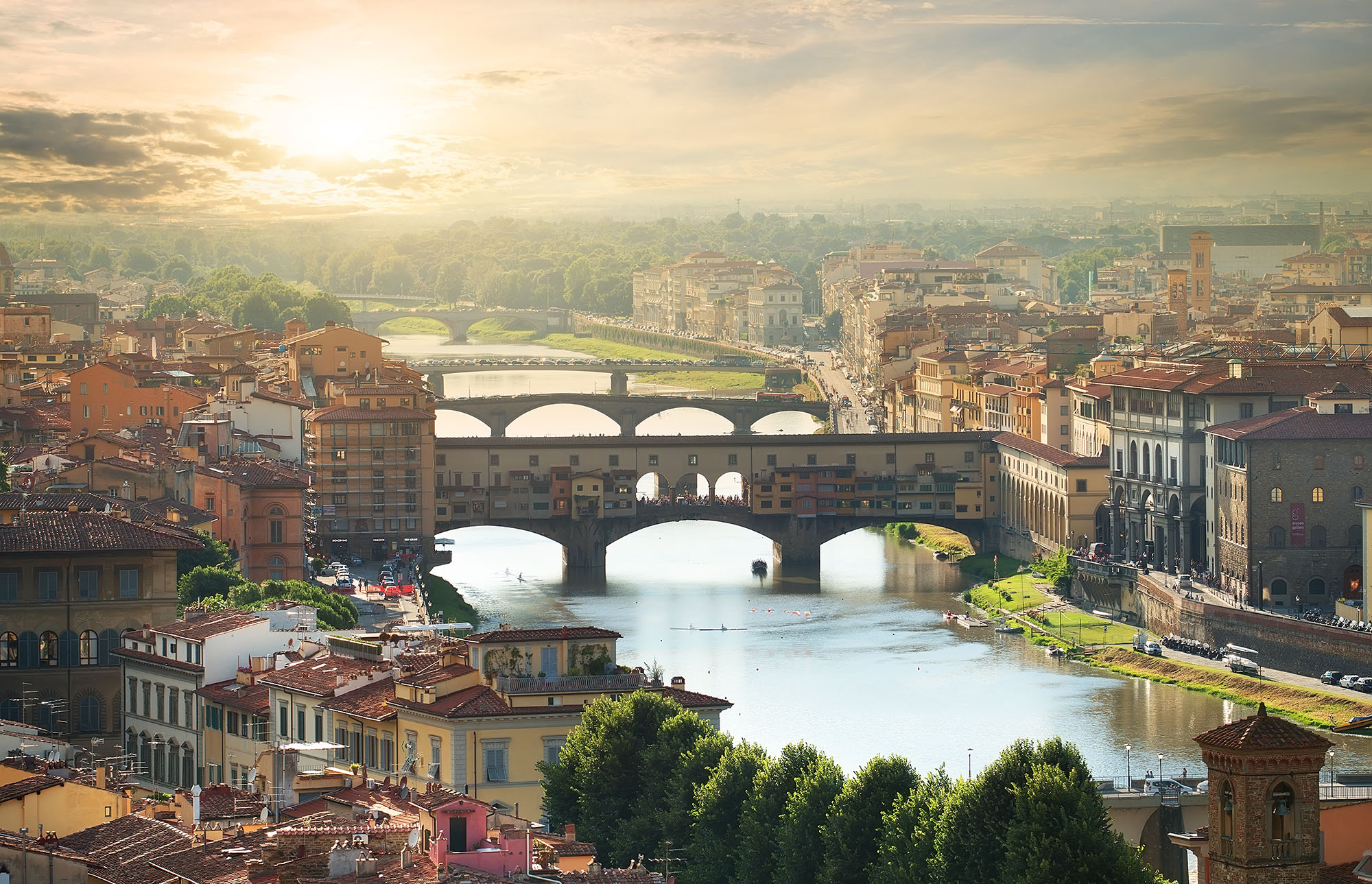 florence italy study abroad sunset