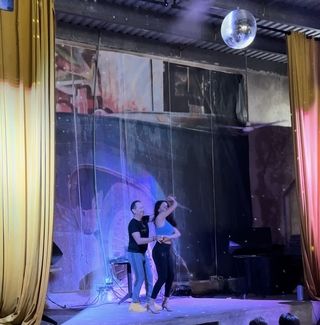 instructors dancing