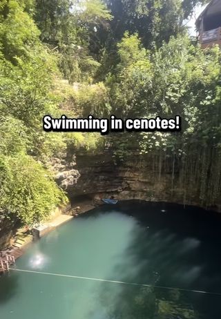 merida mexico study abroad CIEE cenote