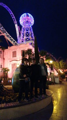 At night, Voltron illuminates the sky.