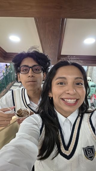 Me and my boyfriend at Lotte World