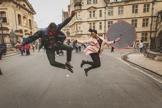 London FDGF fellows jumping