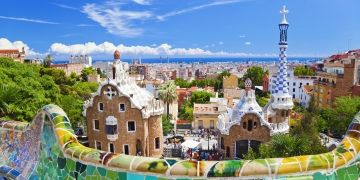 famous overlook in barcelona spain