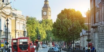 London Big Ben treet