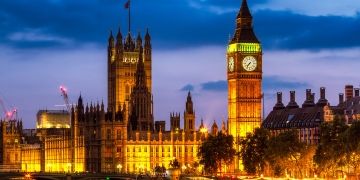 london parliment and big ben at dusk