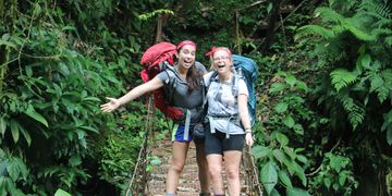 study abroad monteverde backpacking jungle bridge