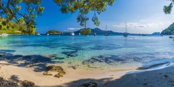 clear water ocean palma spain