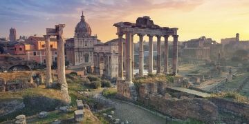 Roman Forum in Italy