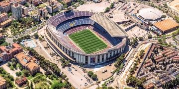Stadium in Barcelona, Spain