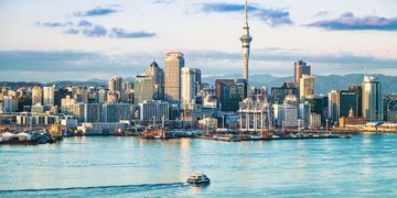 auckland harbor skyline