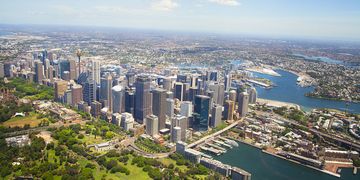 sydney aerial view