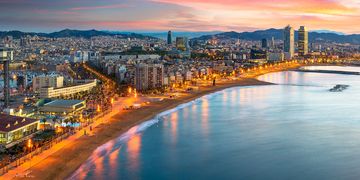 barcelona-beach-sunrise