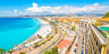 Nice, France beach