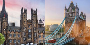 Edinburgh and London