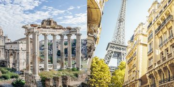 Rome and Paris
