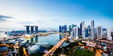 singapore-central-business-district-skyline-dusk