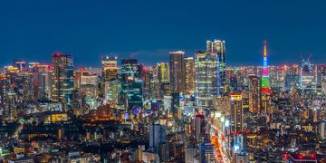 Tokyo at night