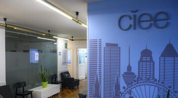 ciee madrid office with logo