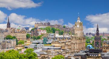 Edinburgh skyline during the day