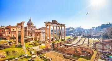 Sunny ruins in Rome