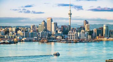 auckland harbor skyline
