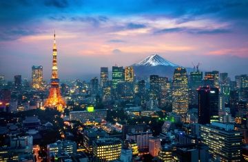 City Skyline of Tokyo, Japan