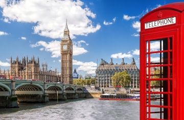 London Big Ben red phone box