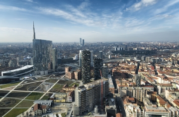 Milan business district