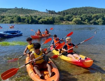 Kayaking in Constância