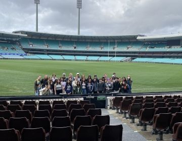 Group picture at Sydney Cricket Grounds