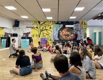 Hip hop class in France