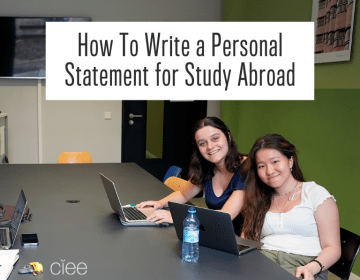 how to write study abroad personal statement