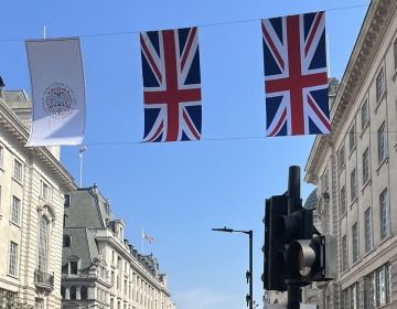 london england street flags