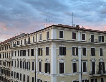 rome building sunset