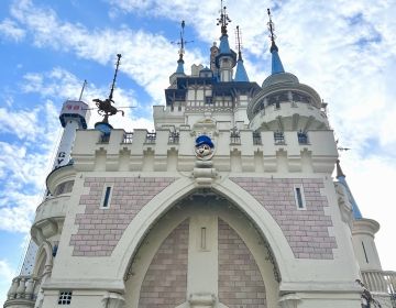 The pinnacle castle of Lotte World.