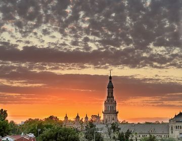 Emma Da Silva Seville skyline at sunset