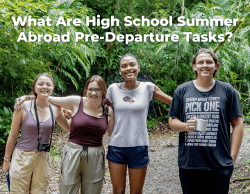 High School Summer Abroad Pre-Departure Tasks