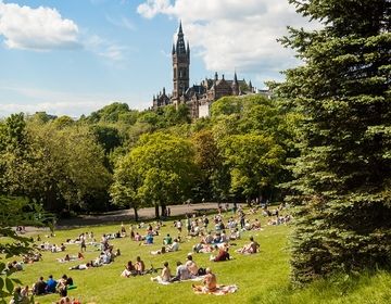 A large park in Glasgow