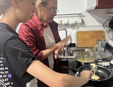Family day cooking lesson 
