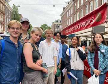 At the market