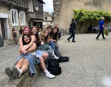 At the palace
